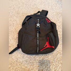 🎒 Jordan Backpack | Black & Red Jumpman | School • Gym • Travel